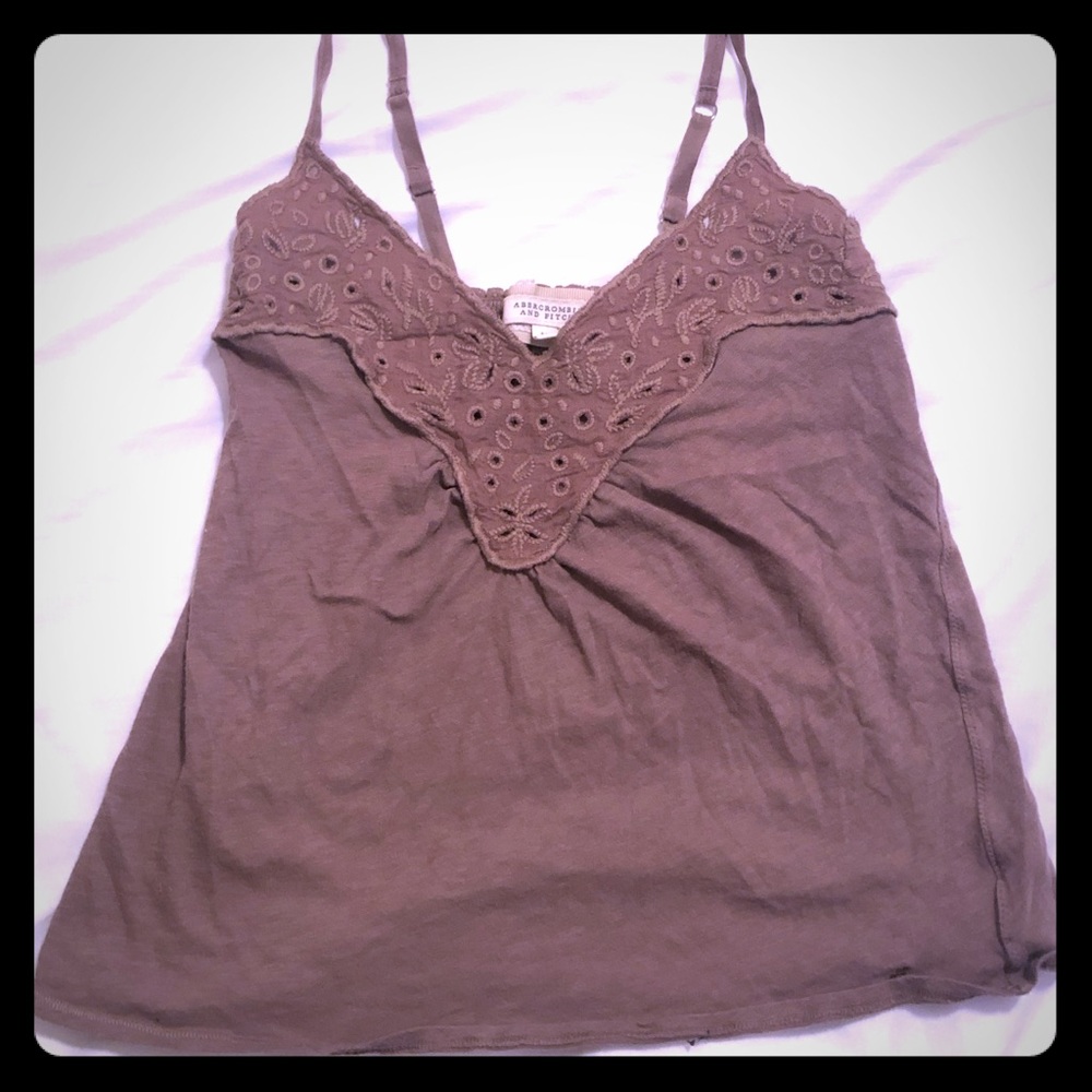 ❤️ 3 for $15 ❤️  Abercrombie brown tank top - M